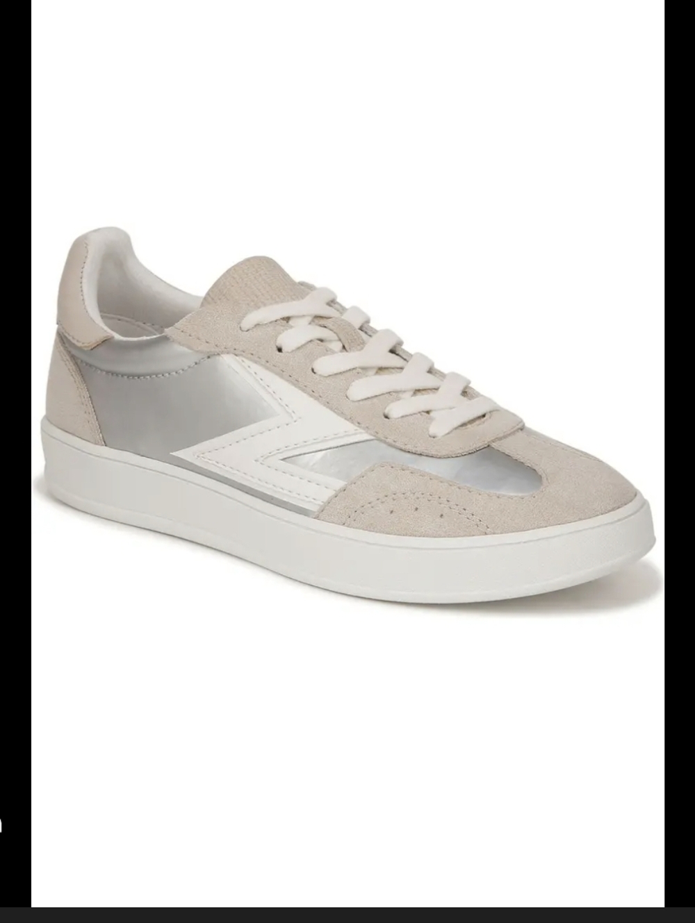 Zodiac Sansa Women's Casual Silver and Light Gray Low-Top Sneakers Metallic